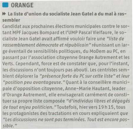 La Provence - 15-01-2008
