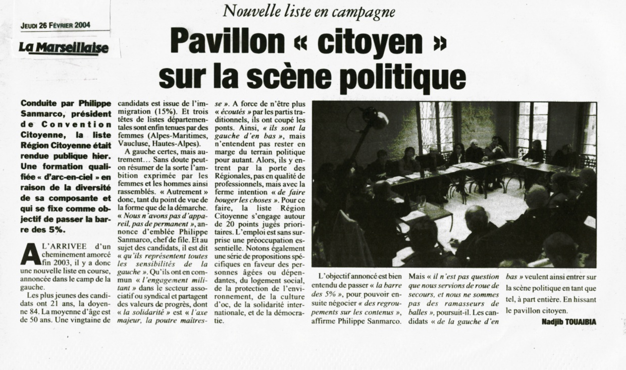 Marseillaise 26/02/2004