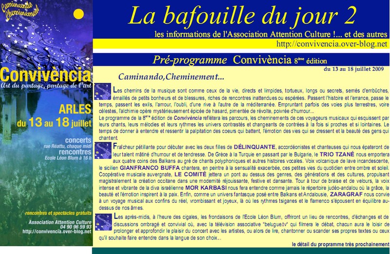 Dau 13 au 18 de Julhet: ARLES (13)