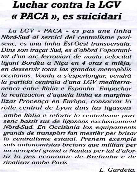 Per memria la letra mandada